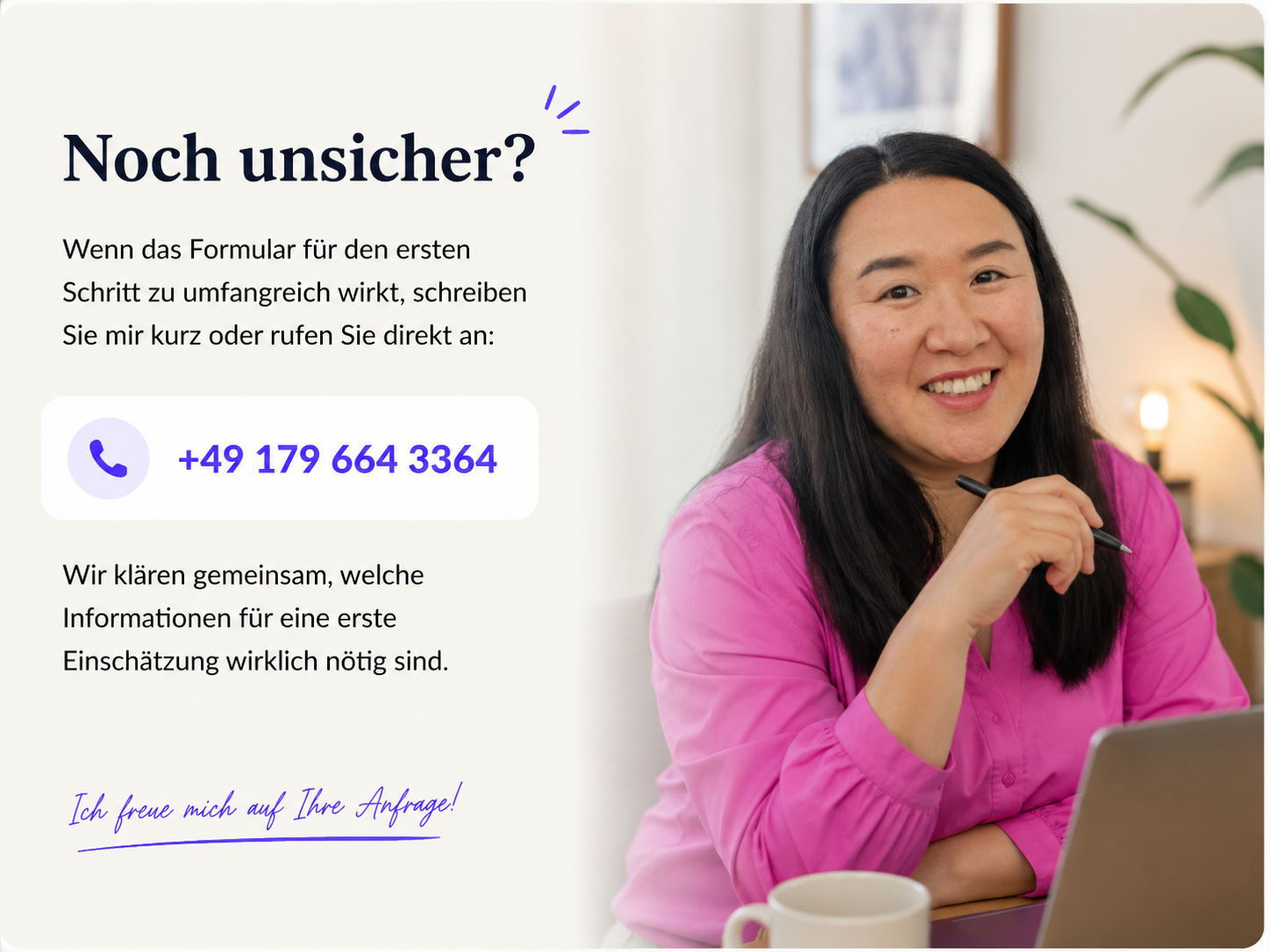 Daun Gordan – persönliche Ansprechpartnerin für Ihre Projektanfrage